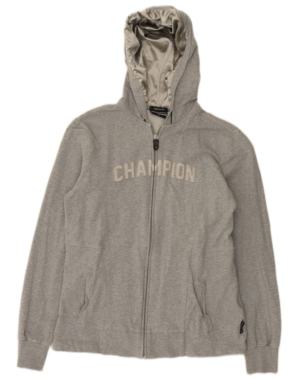 Champion Pull à capuche zippé Heritage Graphic pour femme UK 18 XL Gris