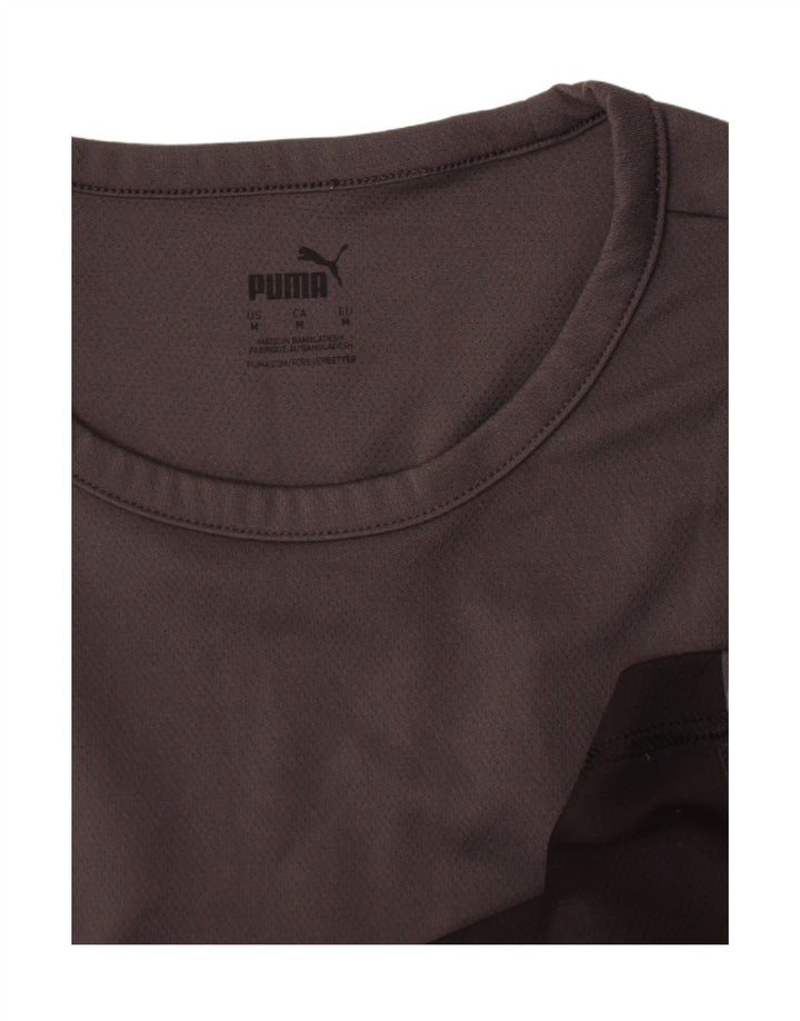 Puma Tee-Shirt Top Homme Gris Moyen Colourblock