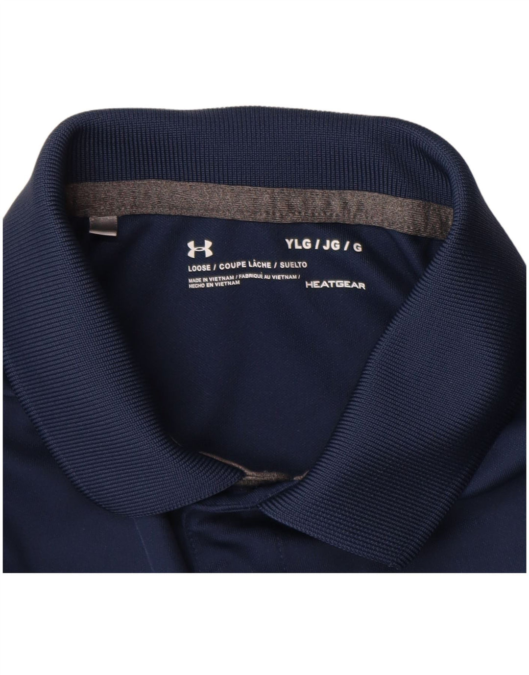 UNDER ARMOUR Polo Heat Gear pour garçon 11-12 ans Grand Bleu marine