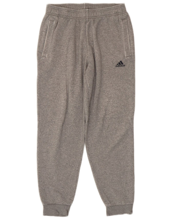 Adidas Pantalon de survêtement pour homme en coton moucheté gris moyen