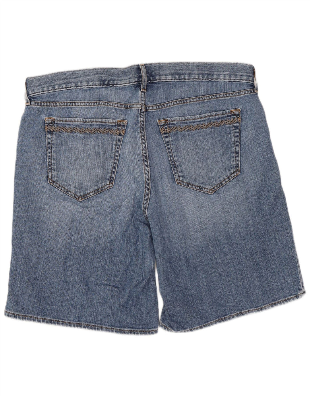 Eddie Bauer Short en jean pour femme US 12 Large W34 Bleu Coton