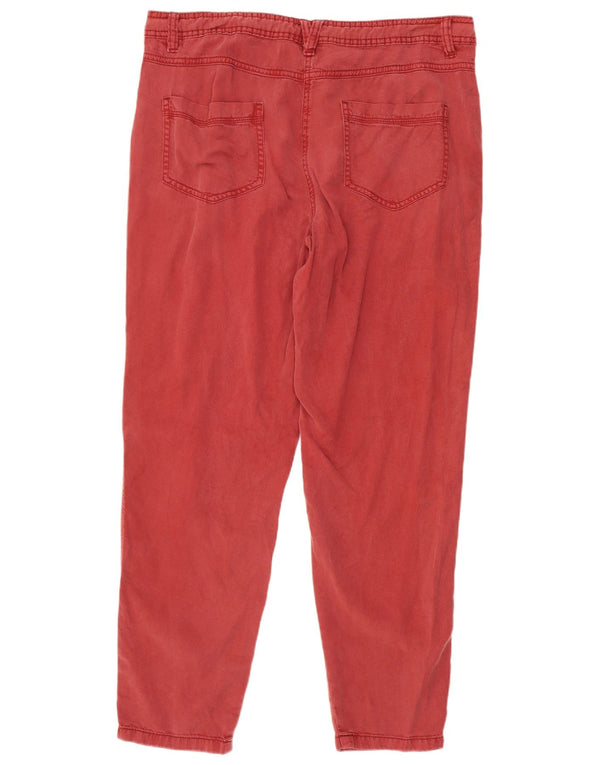 Marks & Spencer Pantalon court fuselé pour femme UK 14 Large W34 L26 Rose