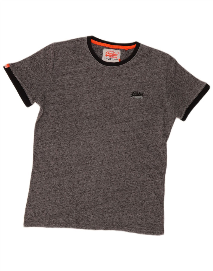 Superdry T-Shirt Homme Grand Gris Moucheté
