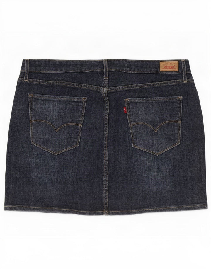 Levi's Mini jupe en jean pour femme US 16 XL W36 Bleu Coton