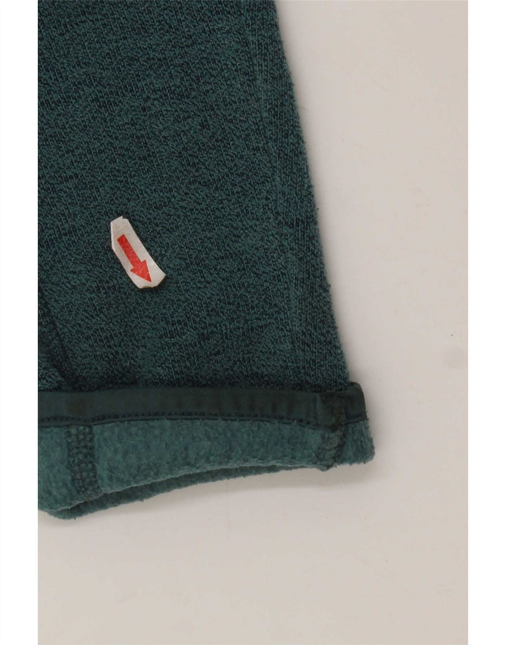 Weird Fish Sweat-shirt à col zippé pour homme en polyester vert moyen