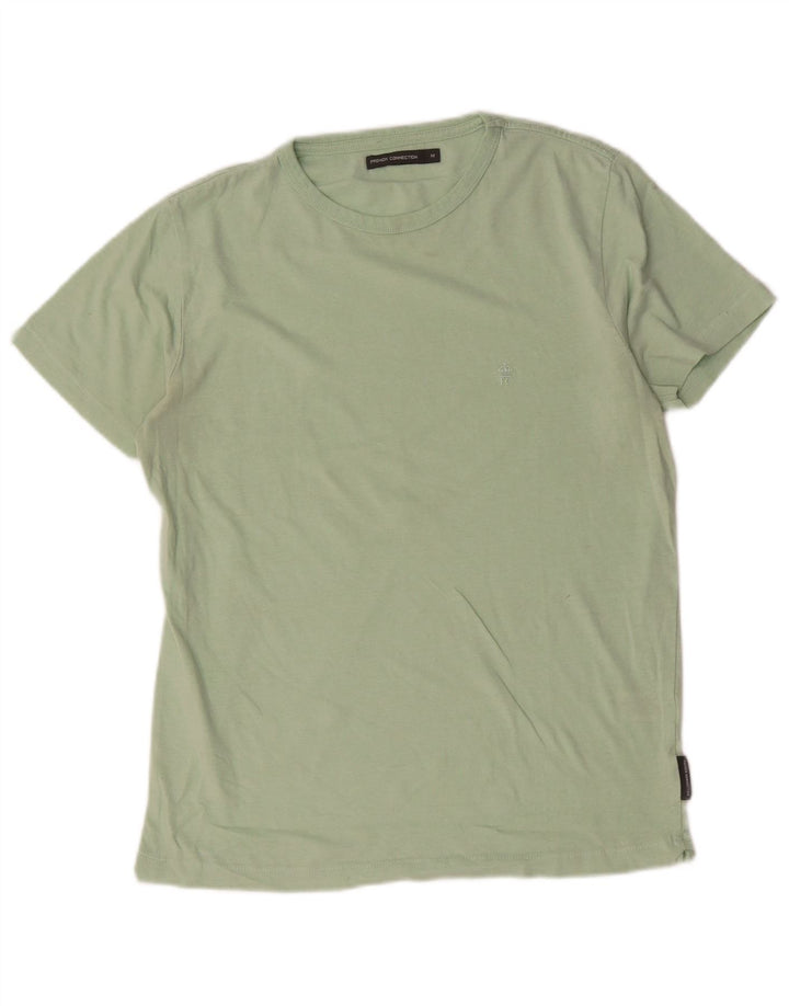 French Connection T-Shirt Homme Vert Moyen Coton