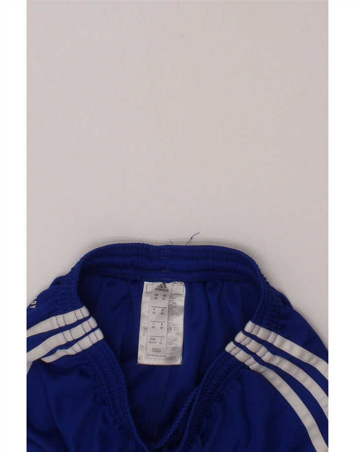 ADIDAS Boys Sport Shorts 4-5 Years XS Blue Polyester Vintage Adidas and Second-Hand Adidas from Messina Hembry 