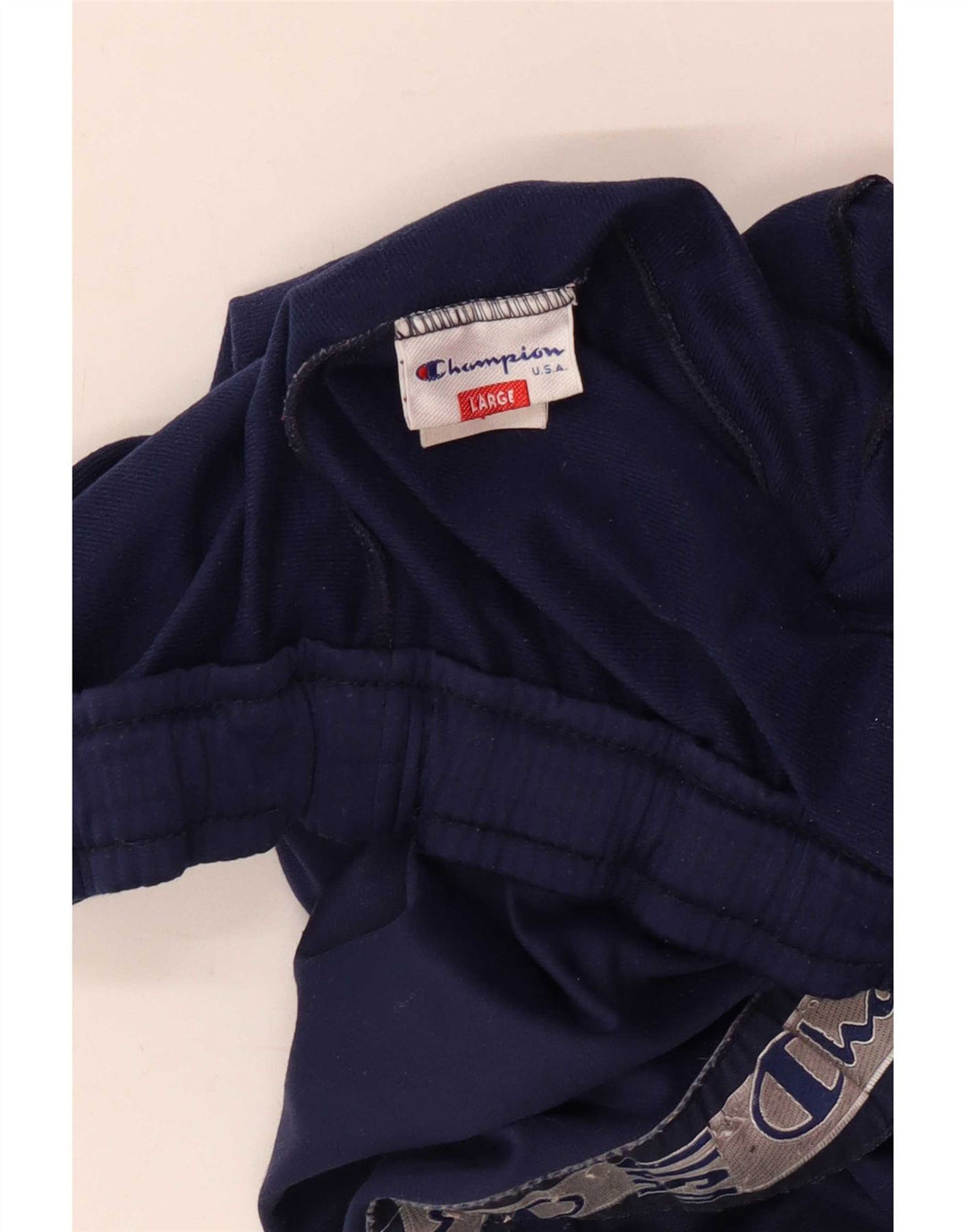 Champion Pantalon De Survêtement Graphique Homme Large Bleu Marine Colourblock