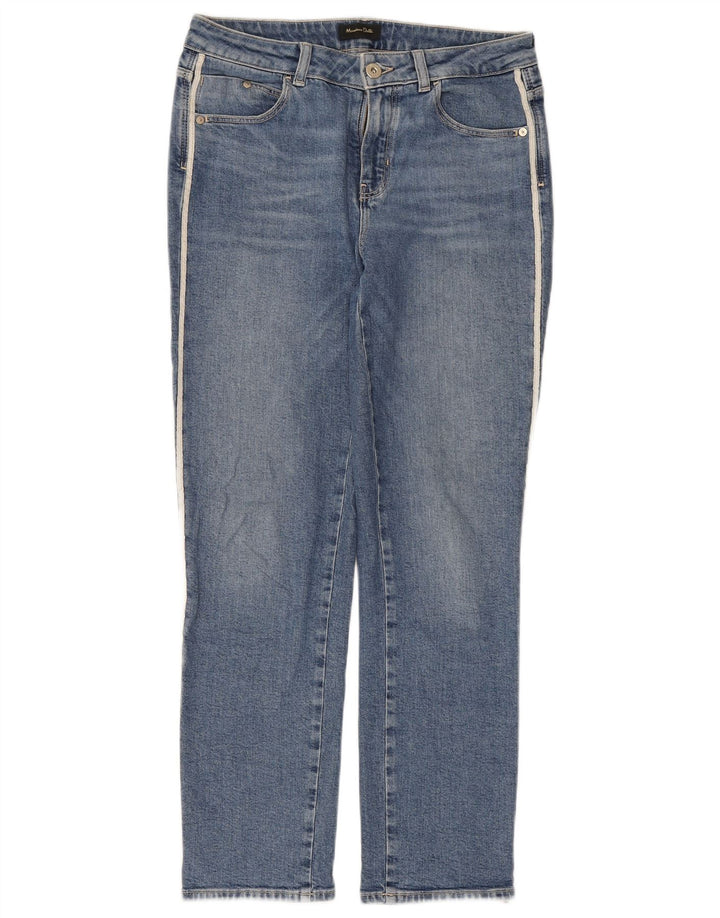 Massimo Dutti Jean droit pour femme EU 38 Small W28 L27 Bleu