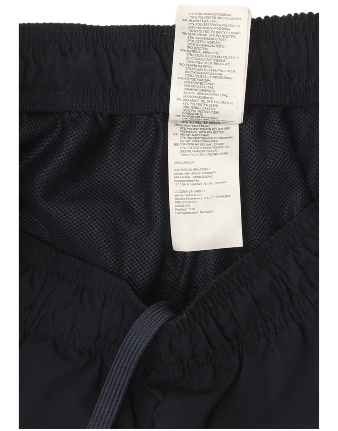 Adidas Short de sport pour homme Bleu marine moyen Polyester