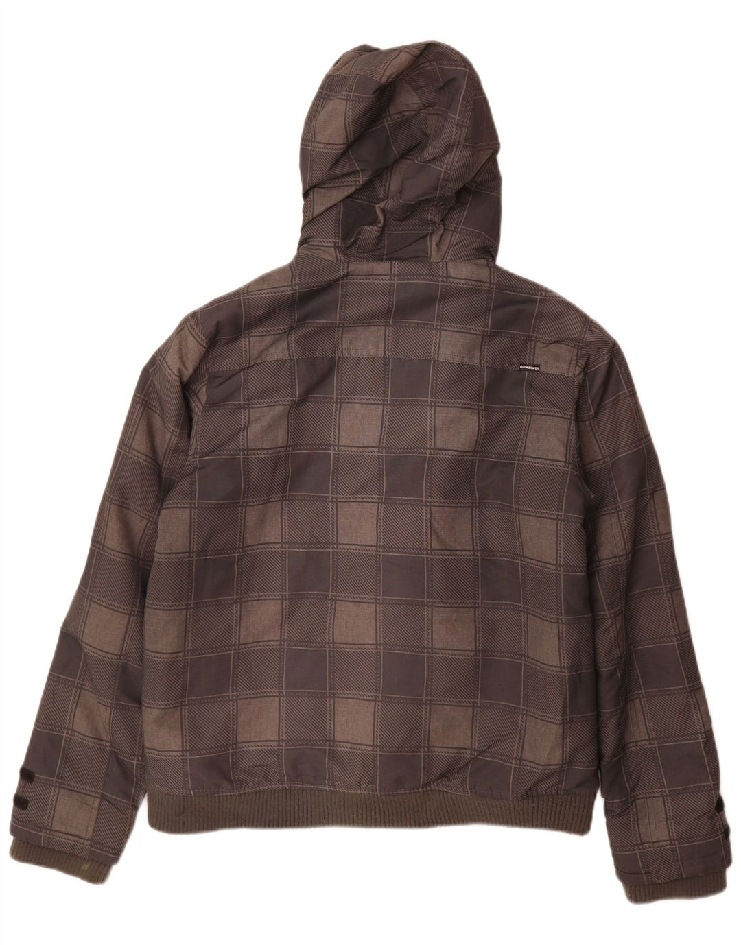 Quiksilver Bomber à capuche garçon 15-16 ans gris carreaux polyester