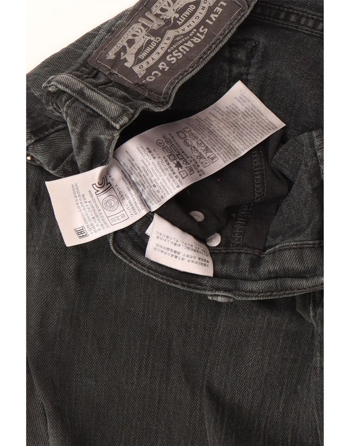 Levi's Jean droit vieilli W33 L32 homme noir coton