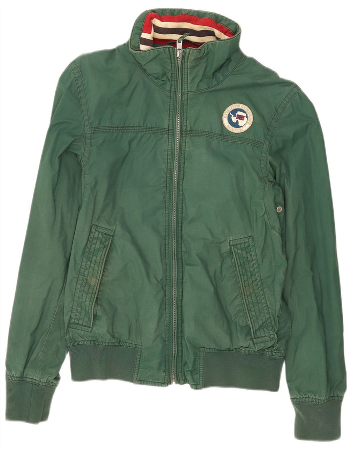 Napapijri Veste Bomber Geographic pour Homme UK 36 Petit Vert