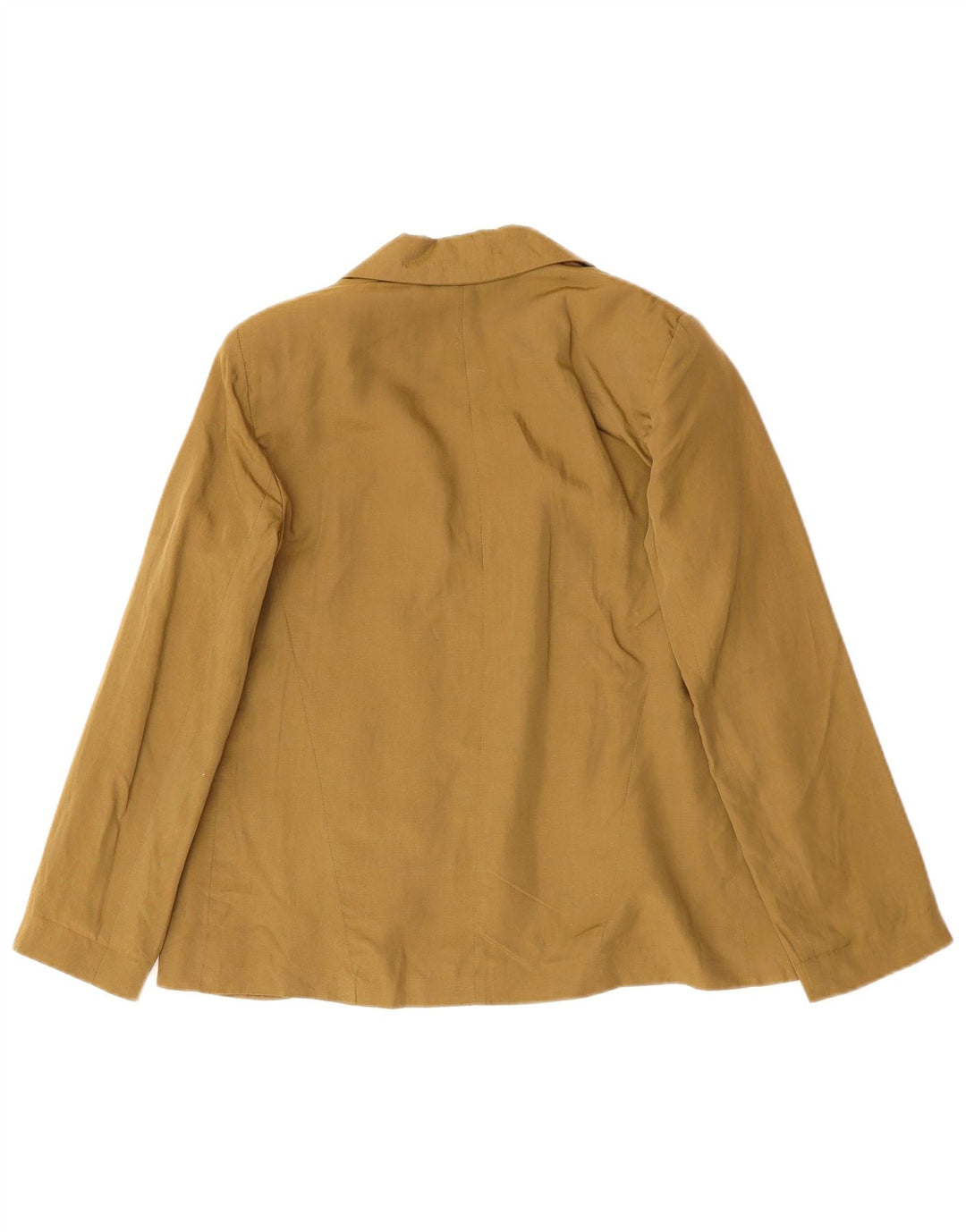 TOPSHOP Veste blazer ouverte surdimensionnée pour femme UK 10 Petit Kaki Lyocell