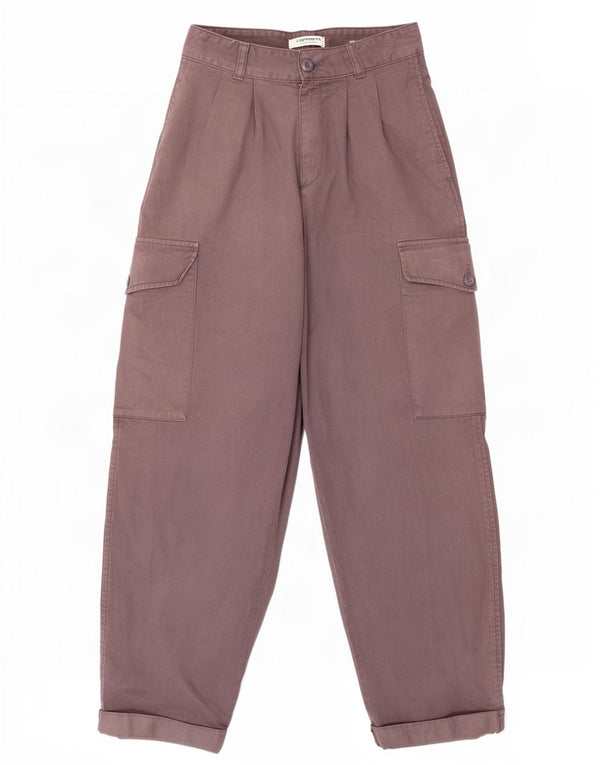 Carhartt Pantalon cargo taille haute pour femme Coupe décontractée W26 L28 Coton marron