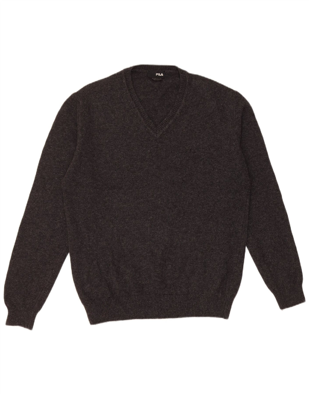 Fila Pull Col V Homme XL Noir Laine