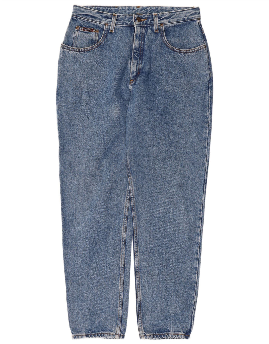 MAVERICK Jean Perle Fuselé Homme W34 L29 Bleu