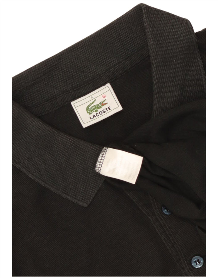 Lacoste Polo Homme Taille 4 Coton Noir Moyen
