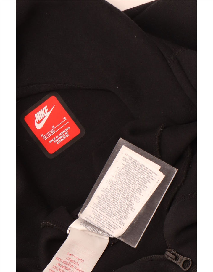 Nike Garçon Zip Sweat à capuche 10-11 ans Coton Noir Moyen