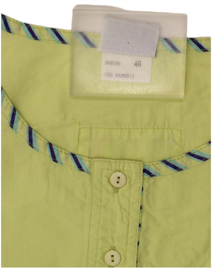 Maier Chemisier graphique pour femme EU 40 en coton vert moyen