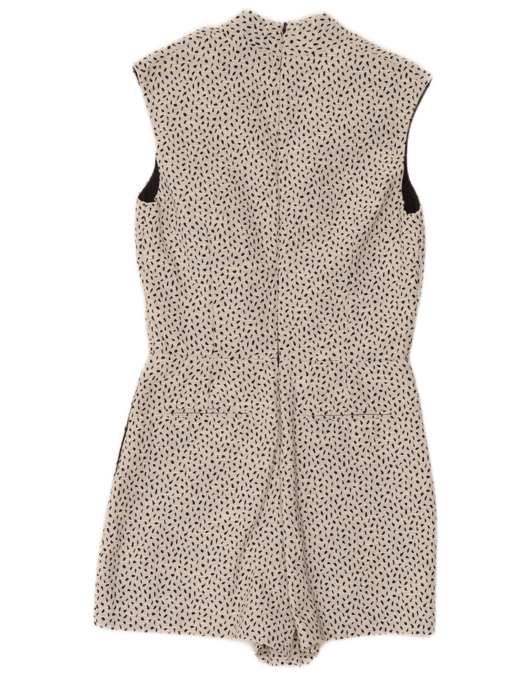 Reiss Combishort Femme UK 8 Petit Coton À Pois Blanc