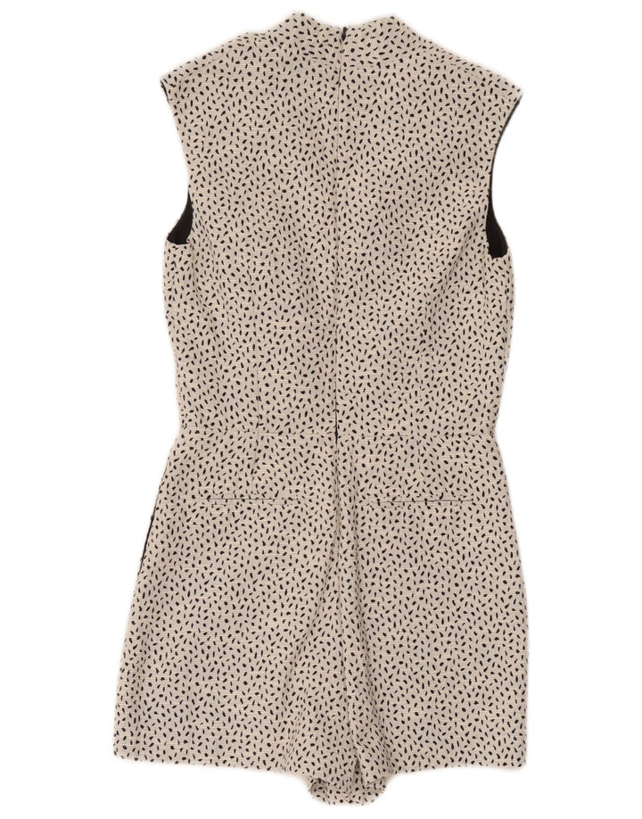 Reiss Combishort Femme UK 8 Petit Coton À Pois Blanc