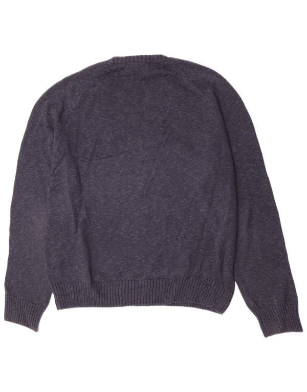 Timberland Pull ras du cou pour homme XL en coton moucheté bleu marine