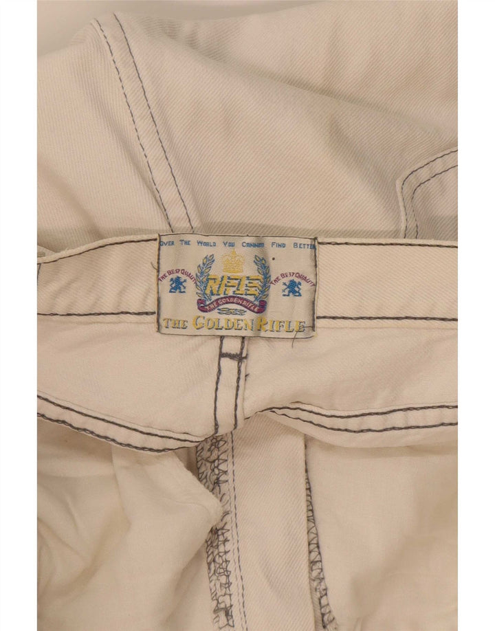 Rifle Jean fuselé pour hommes W34 L29 blanc