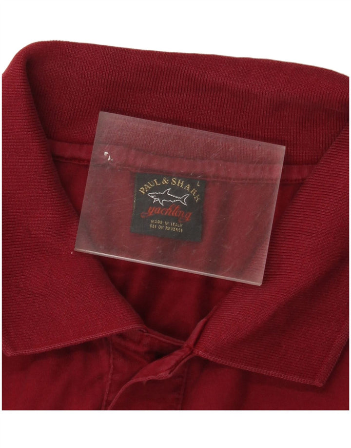 PAUL & SHARK Polo Yachting Homme Large Bordeaux