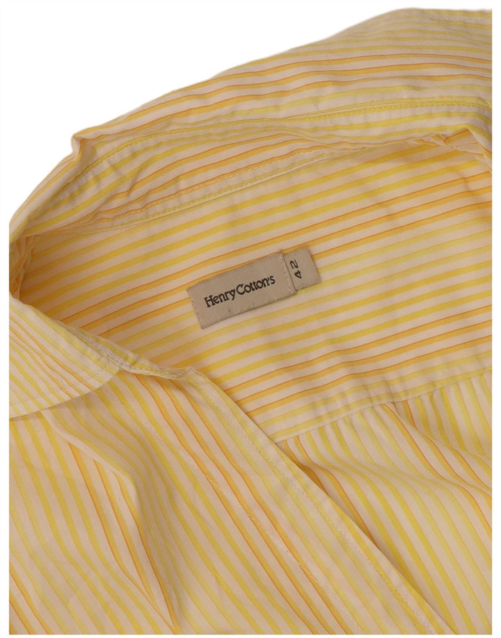 Henry Cottons Chemise Sans Manches Femme IT 42 Rayé Jaune Moyen