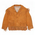 Quilon Veste Western en Daim Garçon 5-6 Ans Beige