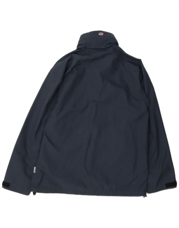 Berghaus Veste de Pluie à Capuche Garçon 11-12 Ans Nylon Bleu Marine