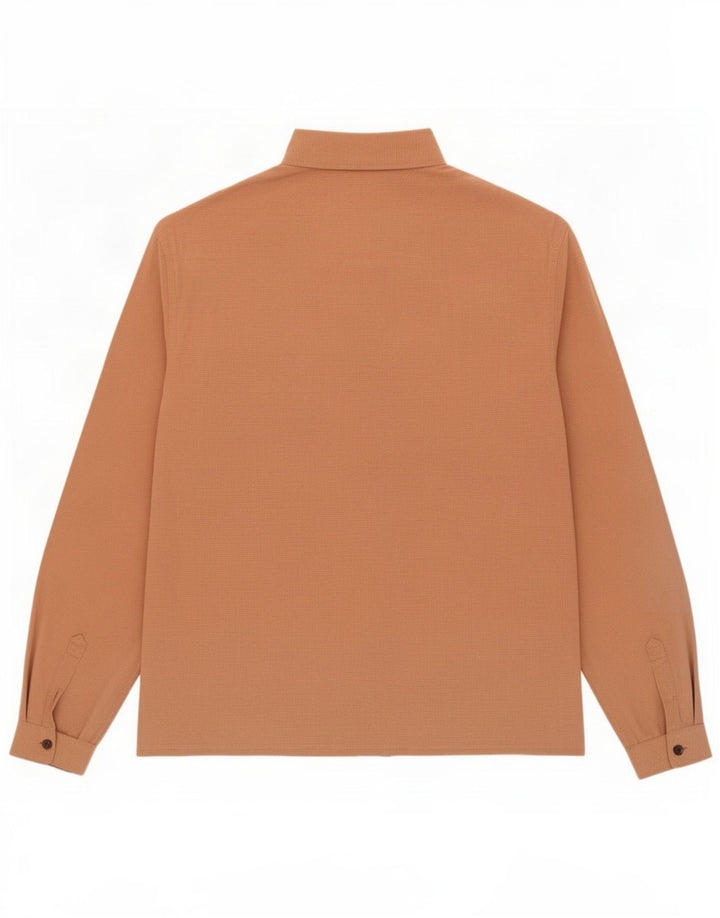 Alberto Aspesi Chemisier Femme IT 42 Soie Marron Moyen