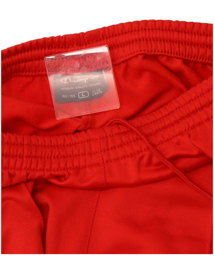 CHAMPION Pantalon de survêtement graphique garçon 11-12 ans rouge polyester