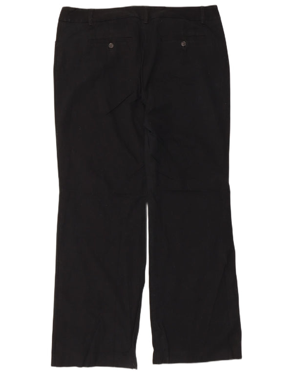 Eddie Bauer Pantalon décontracté légèrement courbé pour femme US 16 2XL W38 L31 Noir