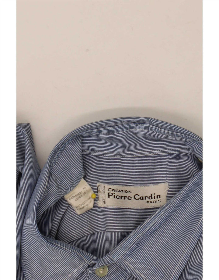 Pierre Cardin Chemise Homme Bleu Moyen Rayures Polyester