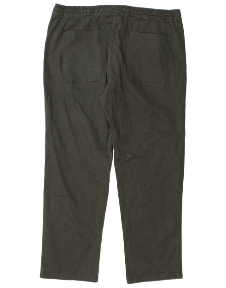 Marks & Spencer Pantalon Chino Droit Homme W38 L29 Vert