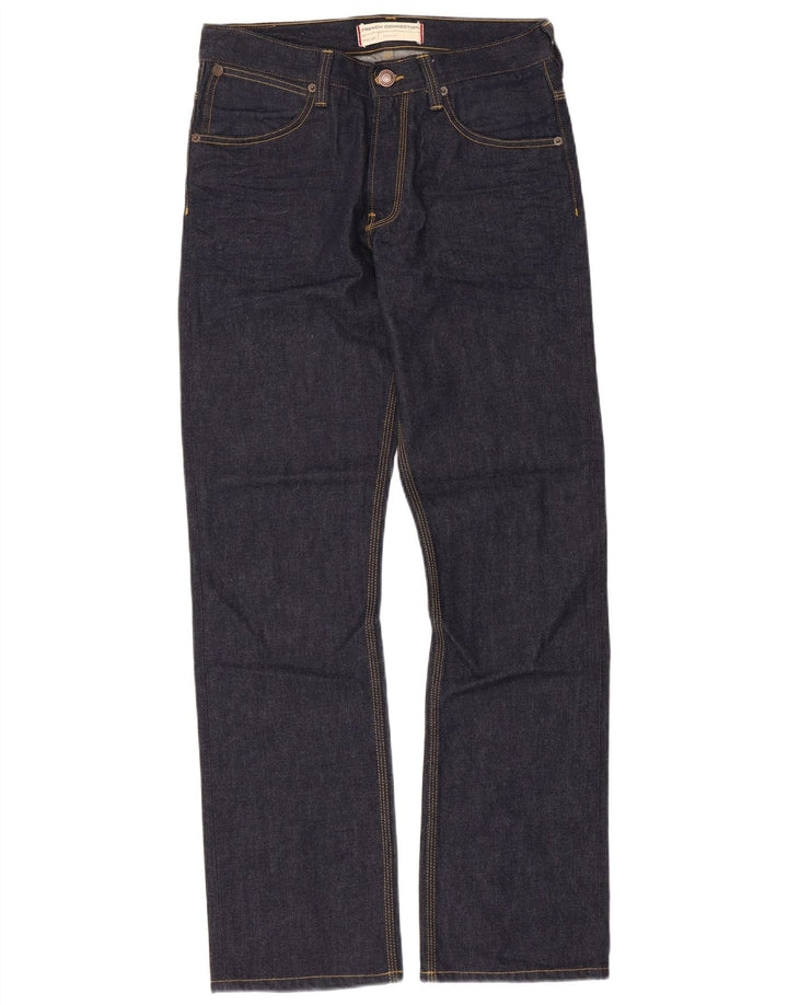 French Connection Jean Droit Regular Homme W32 L32 Bleu Marine Coton