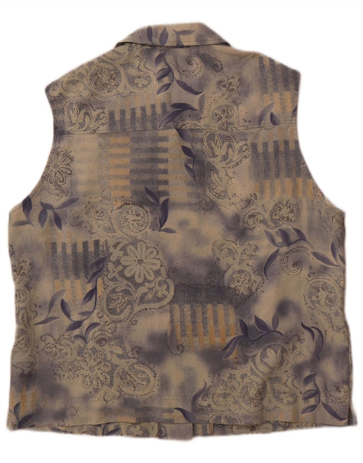 Belle Surprise Gilet Femme UK 14 Grand Bleu Floral Polyester