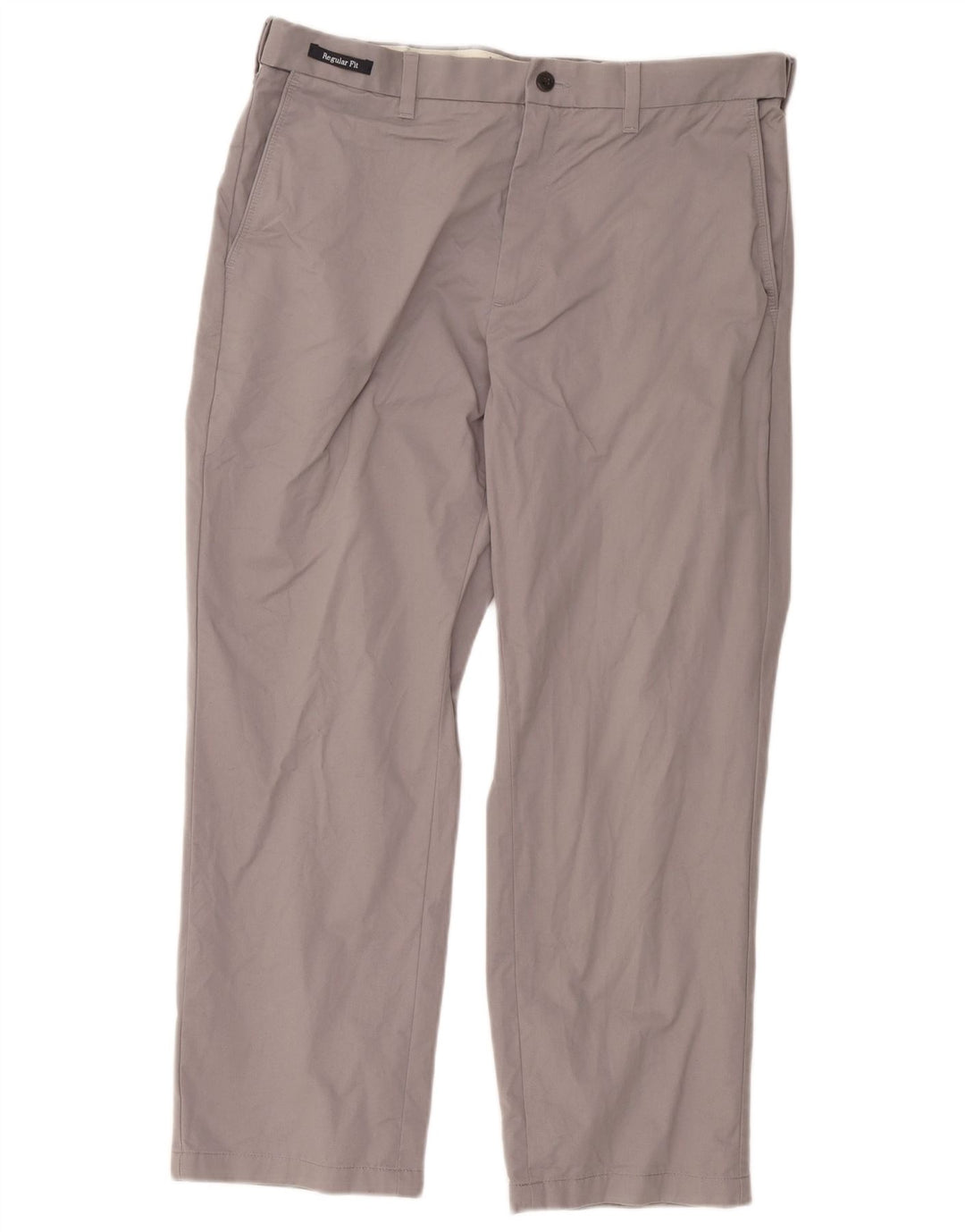 Marks & Spencer Pantalon Chino Droit Blue Harbor Homme W36 L29 Gris