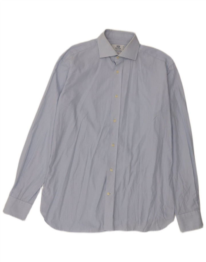 Boggi Milano Chemise Homme Taille 38 15 1/2 Coton Bleu Moyen