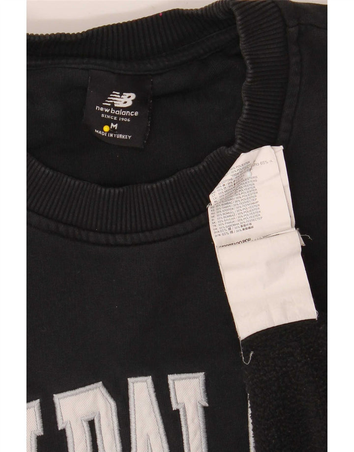 New Balance Sweat-Shirt Graphique Homme Noir Moyen Coton