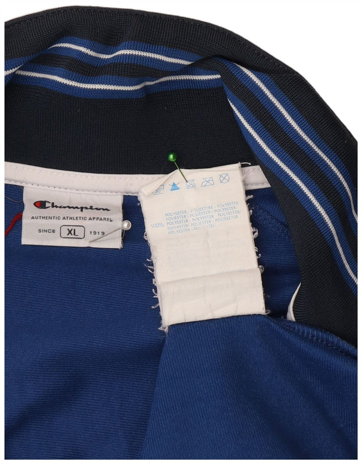 Champion Veste de survêtement pour homme XL Bleu Polyester