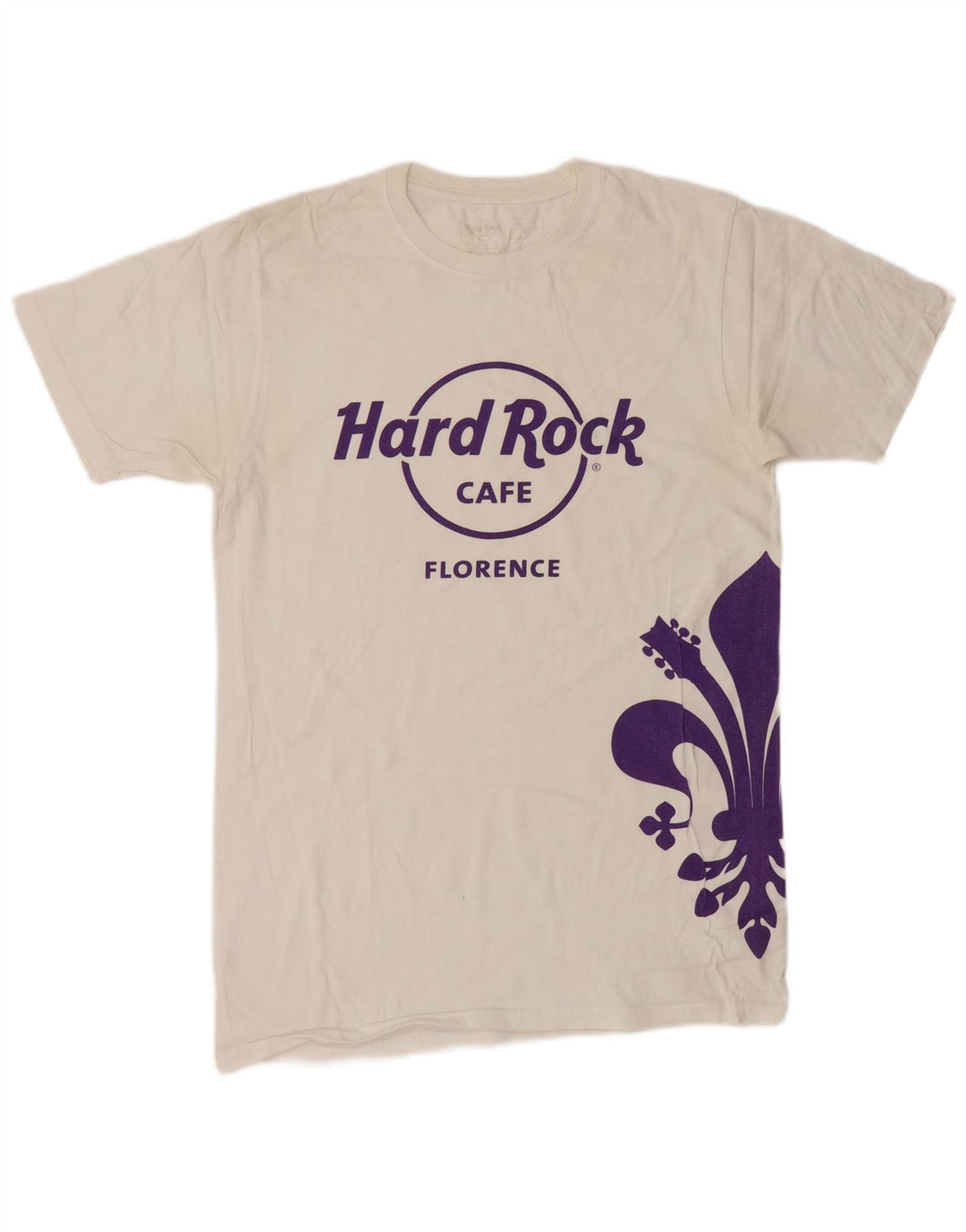 HARD ROCK CAFE T-shirt graphique Florence pour homme Petit motif cachemire blanc