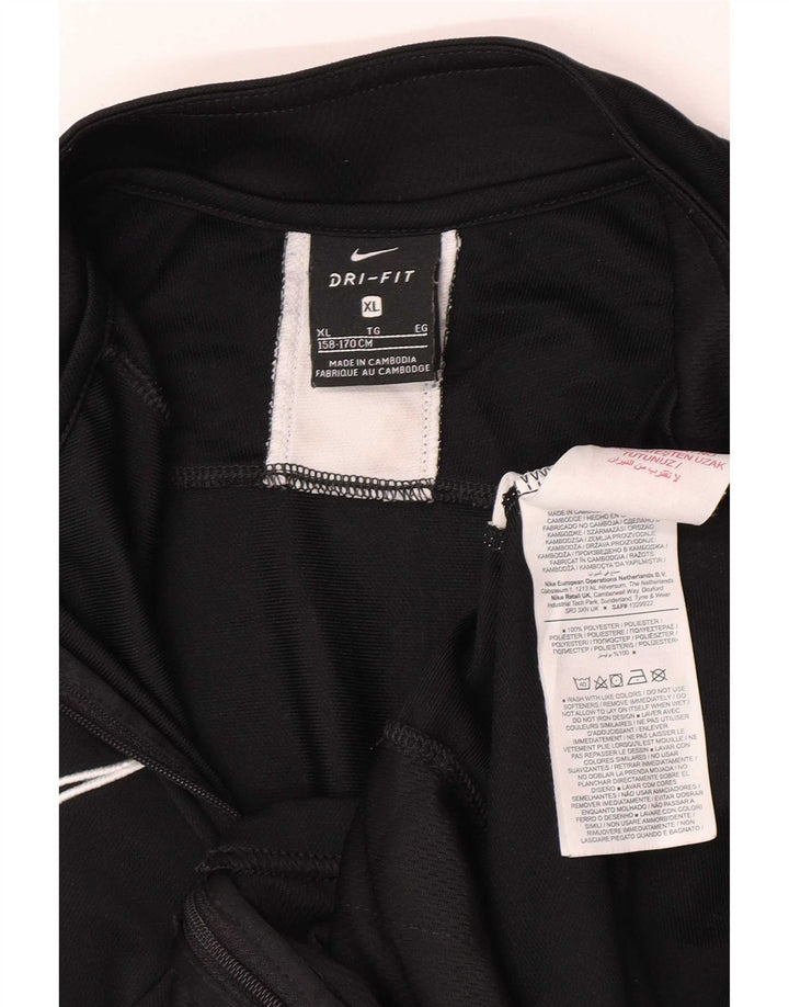 Veste de survêtement Nike pour garçon 13-14 ans XL Noir Colorblock Polyester