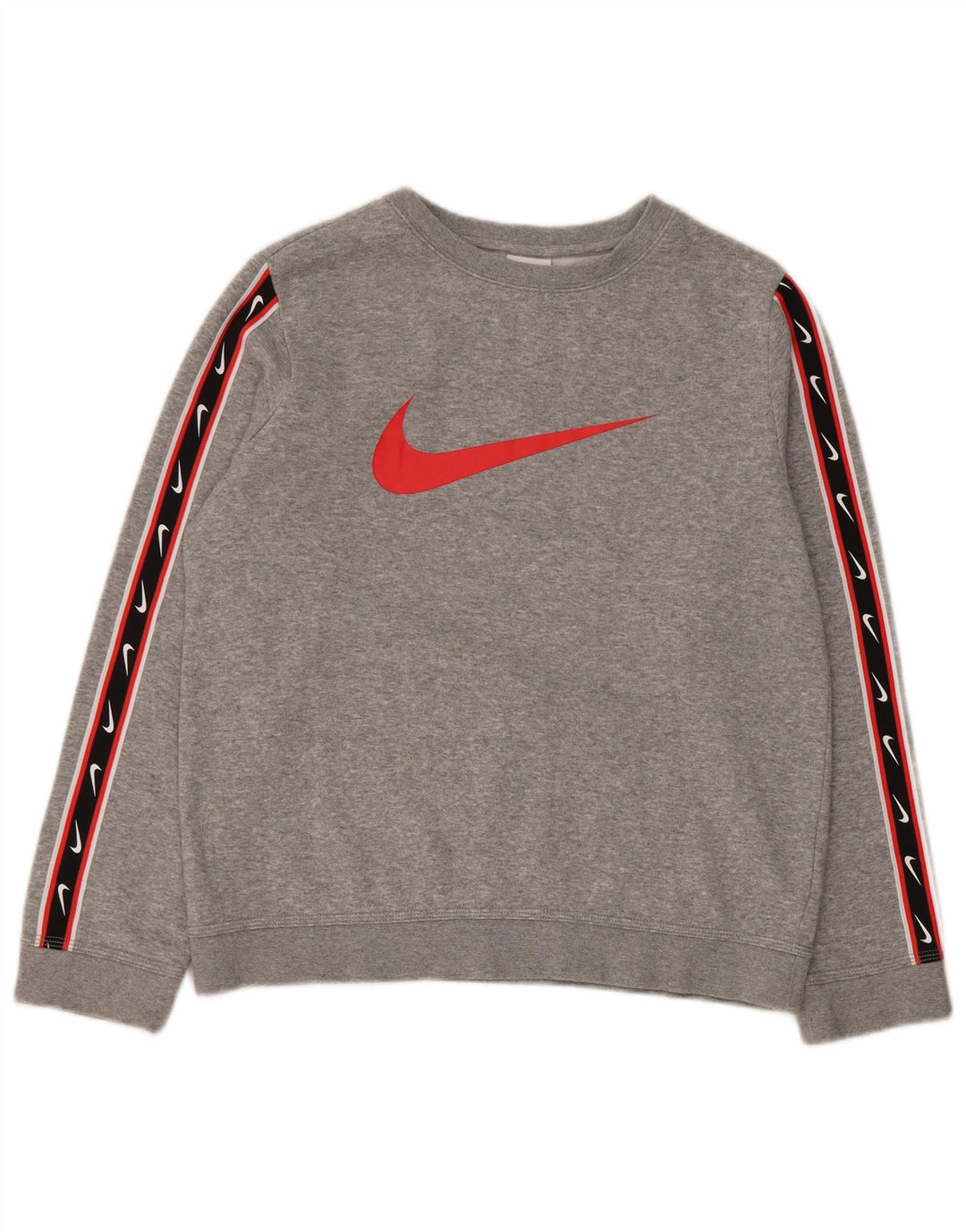 Nike Sweat-shirt graphique pour garçon 12-13 ans Grand Gris Colorblock