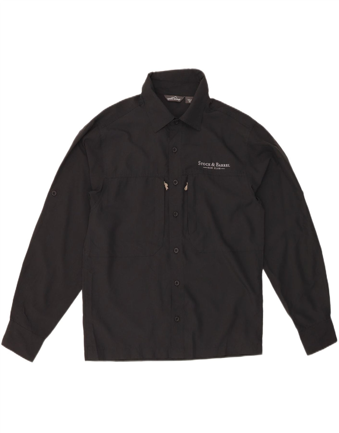 Eddie Bauer Chemise graphique pour homme XS Noir Polyester