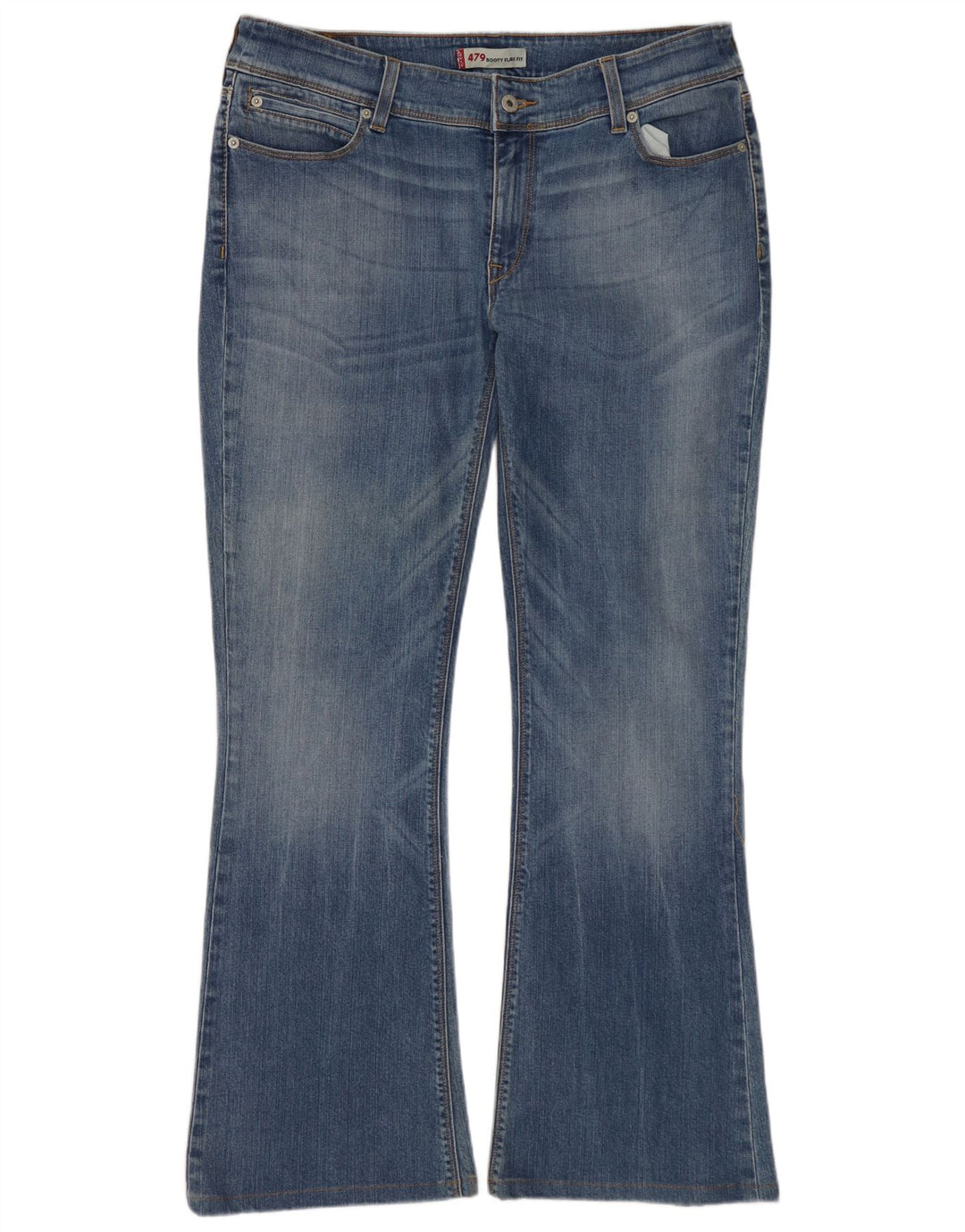 LEVI'S Jean évasé bootcut 479 femme W34 L30 coton bleu