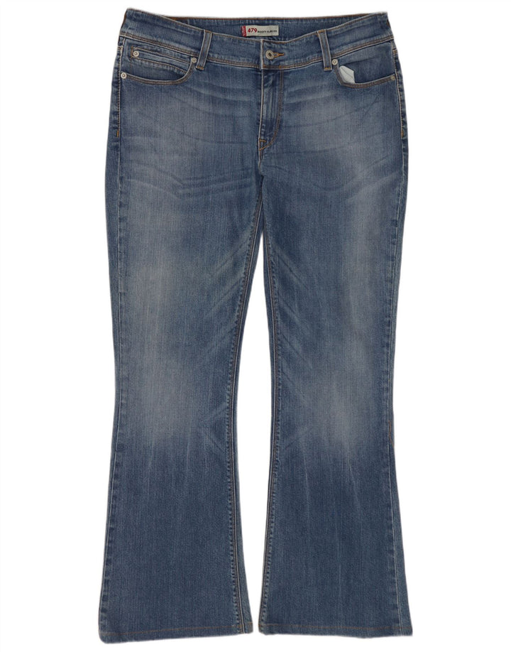 LEVI'S Jean évasé bootcut 479 femme W34 L30 coton bleu