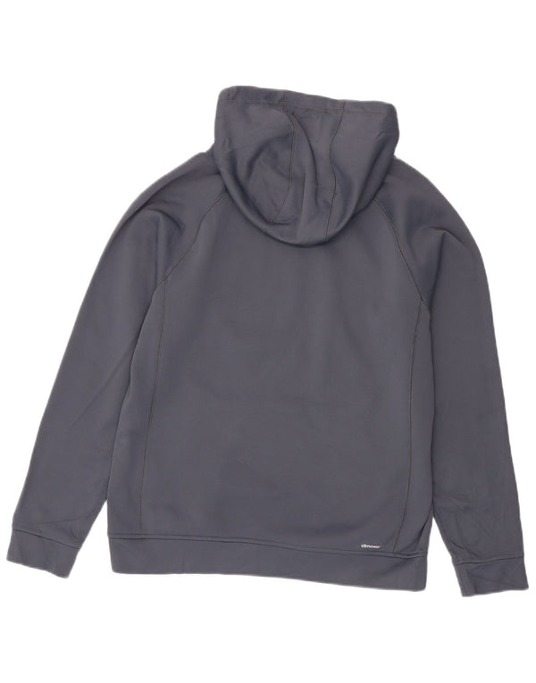 Adidas Climawarm Graphic Sweat à capuche pour femme UK 14/16 Large Gris Polyester